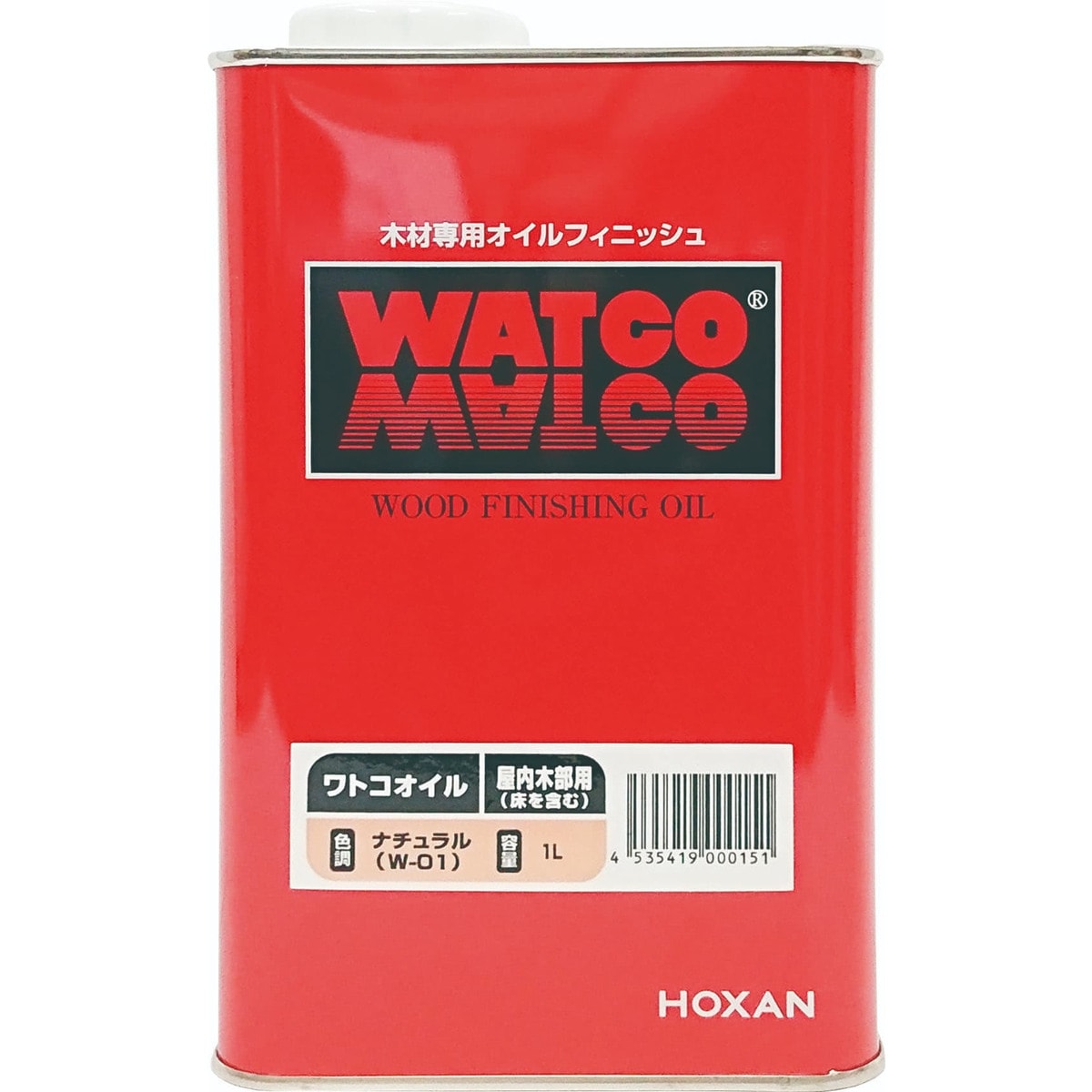 【送料無料】ワトコオイル ナチュラル W01 1L