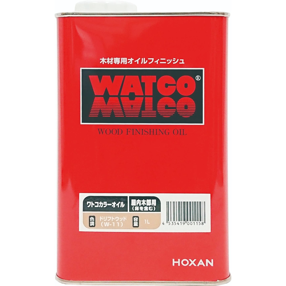 【送料無料】ワトコオイル ドリフトウッド W11 1L