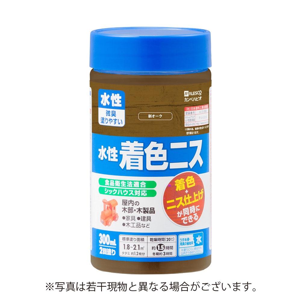 カンペハピオ 水性着色ニス 300ml 新オーク