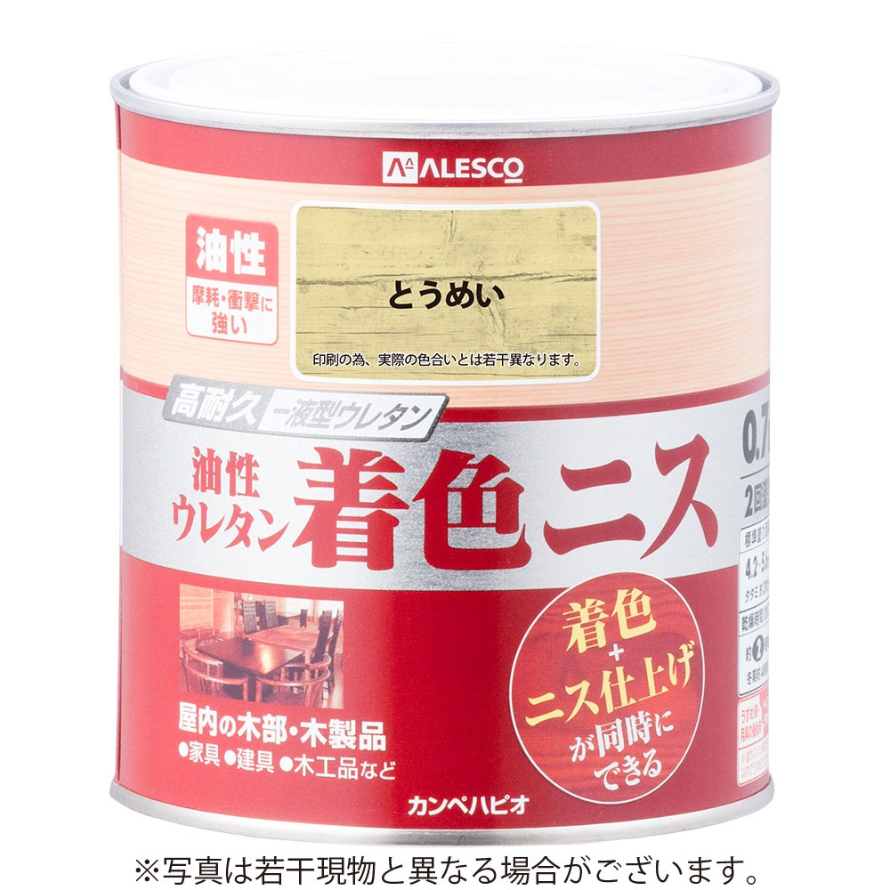 カンペハピオ 油性ウレタン着色ニス 0.7L とうめい | 塗料・補修剤,木 