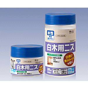 カンペハピオ　水性白木用ニスA　【300ml】　[つやけし乳白色]