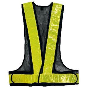 反射安全ベスト ネイビー×イエロー XLサイズ 292503 アークランズ