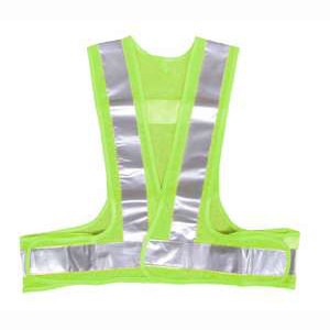 高輝度反射帯安全ベスト 蛍光イエロー 292517 「反射帯／耐寒性素材採用」