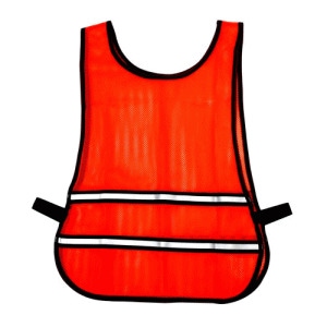 リフレクションビブス 蛍光オレンジ 292499