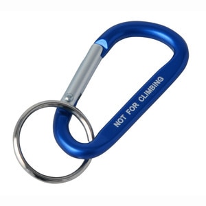 グレートツール アルミカラビナ 5×50mm ブルー X12602 アークランズ