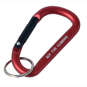 グレートツール アルミカラビナ 7×70mm レッド X12609 アークランズ