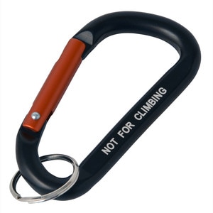 グレートツール アルミカラビナ 8×80mm ブラック X12612 アークランズ