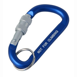 グレートツール アルミカラビナ ナット付 8×80mm ブルー X12618 アークランズ