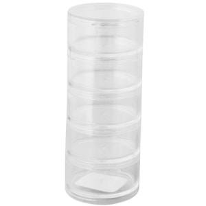 明邦　MEIHO[メーホー]　ラウンドケース　M　クリアー