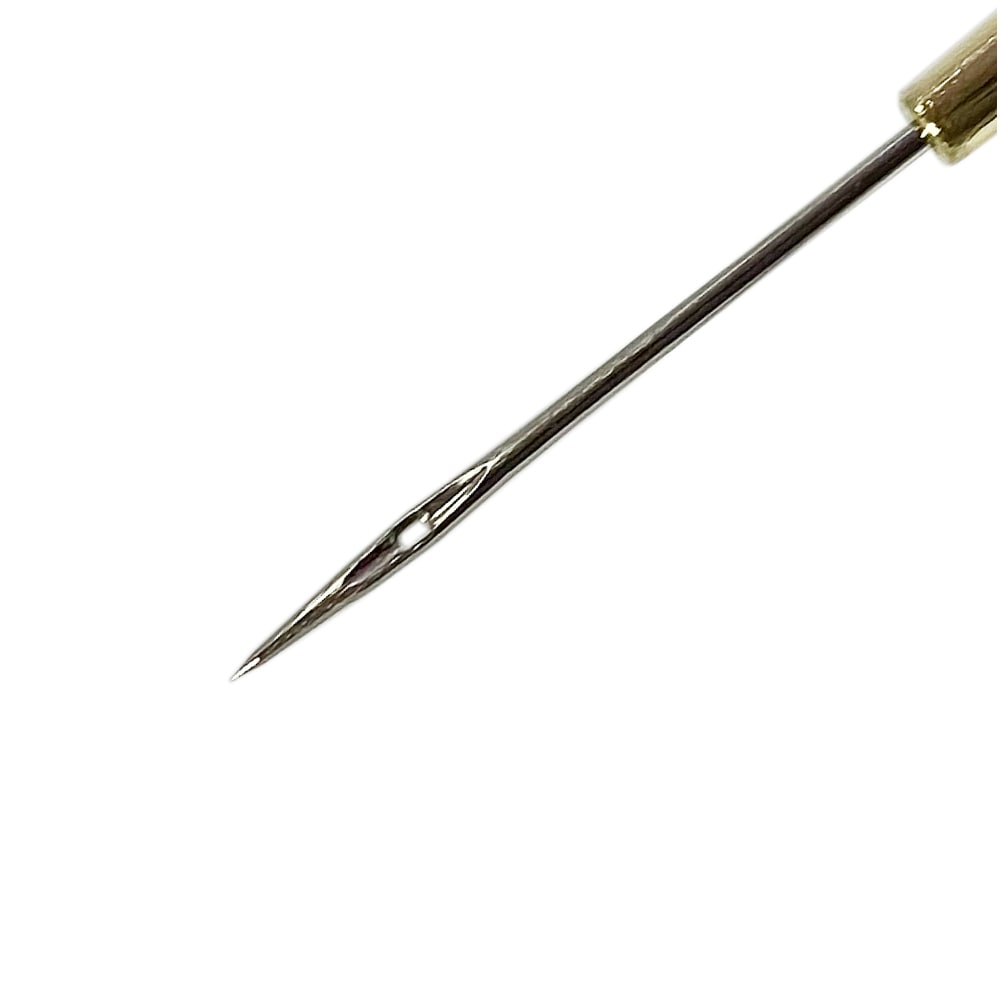 若獅子 細工針 千枚通し 長桂 穴付 大 No.4 アークランズ | 工具