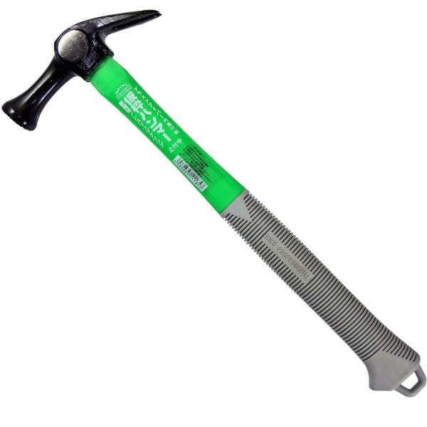 METAL RIKO グラスファイバー内蔵PP柄 仮枠ハンマー 止無中