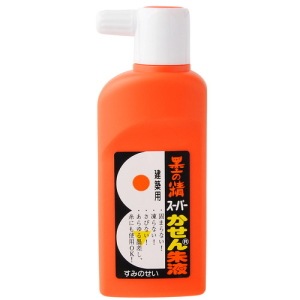 墨運堂 墨の精 スーパーかせん朱液 建築用 180ml [13410] | 工具,大工