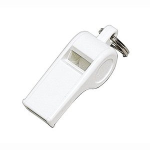 プラスチック製ホイッスル　ヒモ付　　3730