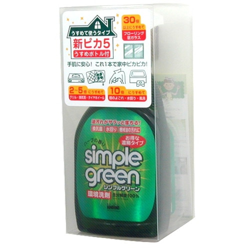 ムラテックＫＤＳ シンプルグリーン 新ピカ5 500ml SGN-500R SET5