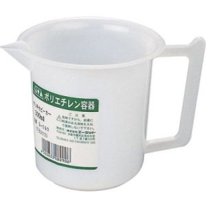 AZ エーゼット ポリエチレン容器 ポリ手付 ビーカー 300ml B080 TB300