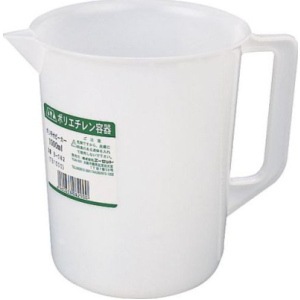 AZ エーゼット ポリエチレン容器 ポリ手付ビーカー 1000ml B082 TB1000