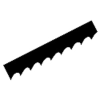 【送料無料】TOYOAS 3速マルチハンドソー BS-6専用木工・プラスチック 曲線 切断用替ノコ刃 2本セット 10602【キャンセル・返品不可】