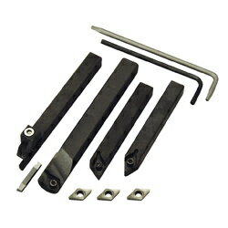 【送料無料】ミスターマイスター Mr.Meister 旋盤 オプションパーツ 超硬スロアウエイバイト4本セット 66700