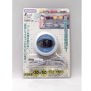 シンワ測定 ホームサーモ デジタル T 冷蔵庫用 丸型 72980 | 工具,測定