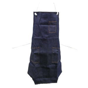ｄａｙｓｙ 撥水デニムエプロン 白紐 NS-60 フリー ネイビー