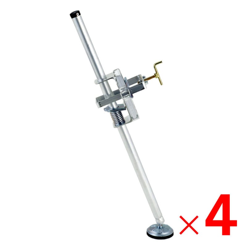 【送料無料】本宏製作所 アルミ製安全ストッパー角フレーム脚立用 S-3AL 4本セット