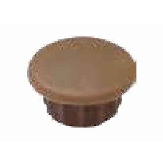 ダンドリビス　穴キャップ　8mm　Cボックス　茶　A8-8