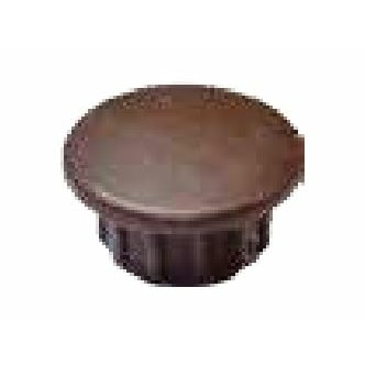 ダンドリビス　穴キャップ　8mm　Cボックス　ダークブラウン　A8-9