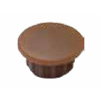 ダンドリビス　穴キャップ　8mm　Cボックス　モカ　A8-18