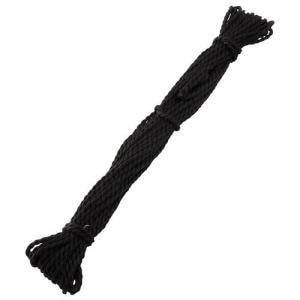加藤伝蔵商店 ポリ 庭園ロープ 黒 3mm×20m