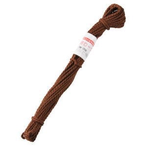 加藤伝蔵商店庭園ロープ［茶］　【3mm×20m】