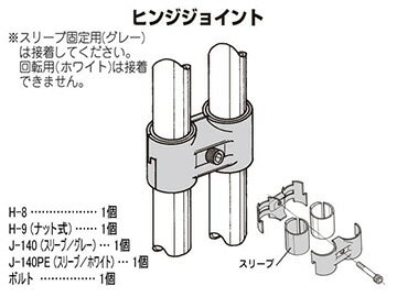 矢崎化工 イレクター メタルジョイント セット HJ－8 S