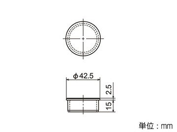 矢崎化工 イレクター 42パイ ジョイント JL－110 PE S BL