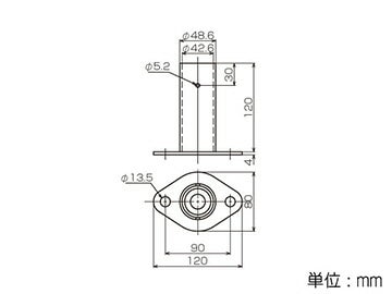 矢崎化工 イレクター 42パイプスタンド EL－1206SA S | 脚立