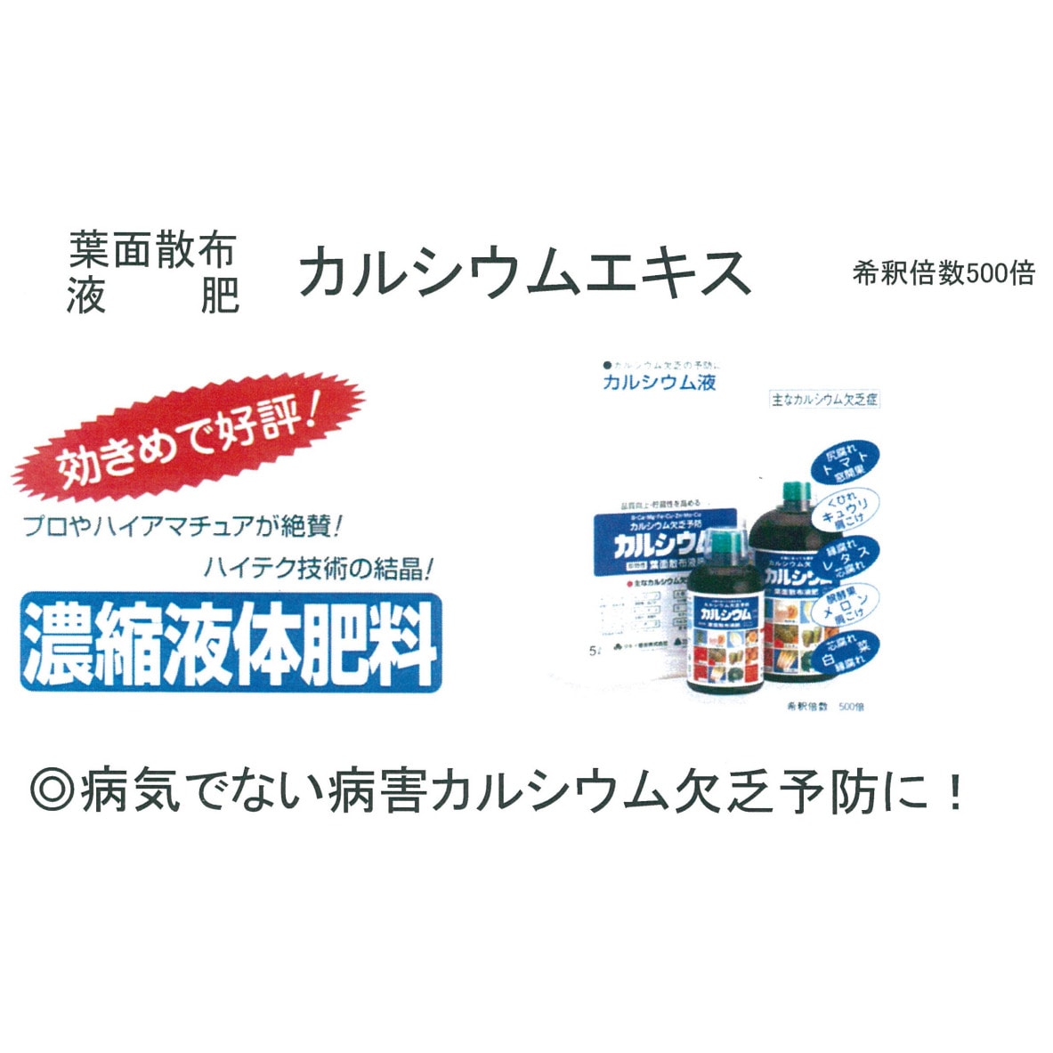 アミノール化学 カルシウムエキス 1200ml | 農薬・肥料・用土