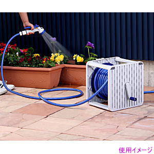 送料無料】グリーンライフ ホースリール G-スクエア PRGS-20GN | 散水