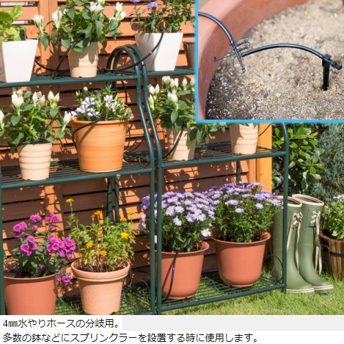 タカギ 4mmジョイント4分岐 GKJ112 | 散水・灌水用品,園芸用かん水用品