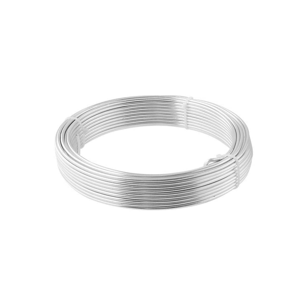 自然作 アルミ 盆栽 針金 白 400g 直径3.0mm アークランズ