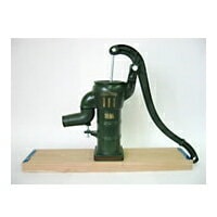 【送料無料】【在庫限り】川本第一製作所 川印手押しポンプ 木台付 35型 ガチャポンプ