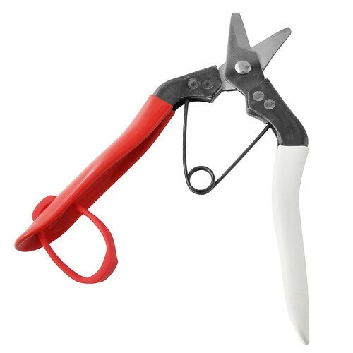 岡恒 採果鋏 紅白-反刃 No.301