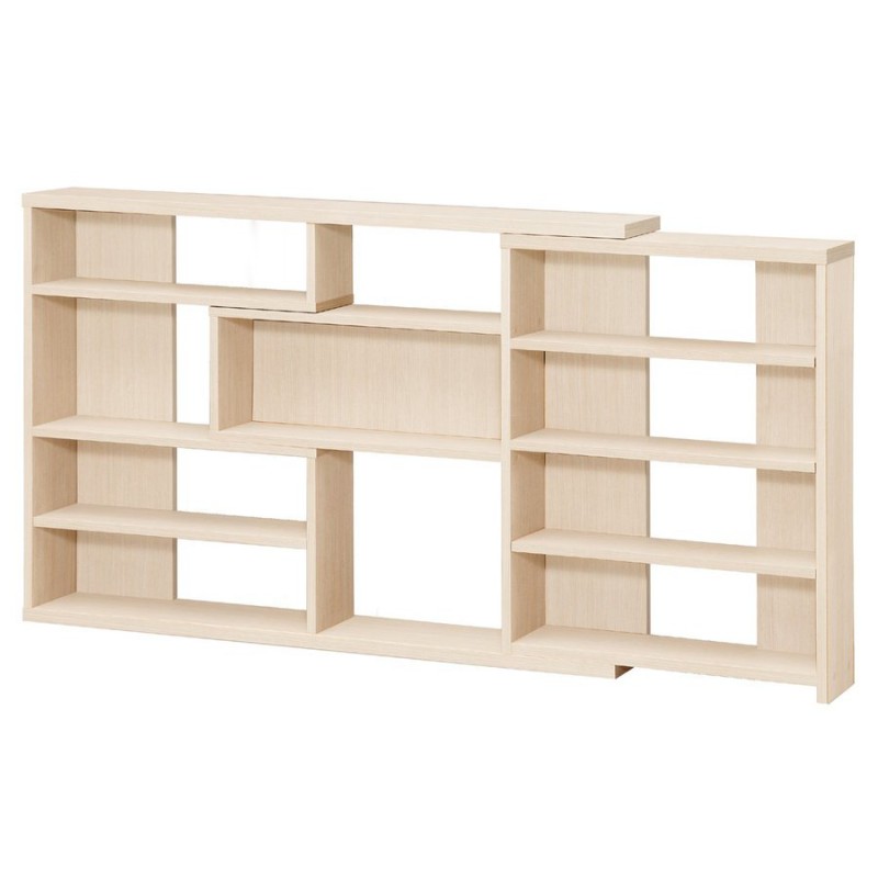 【送料無料】大洋 幅伸縮式 ECラック 奥行19.3cm ライトナチュラル ECR-8012S LN 【メーカー直送・代引不可・置配不可】