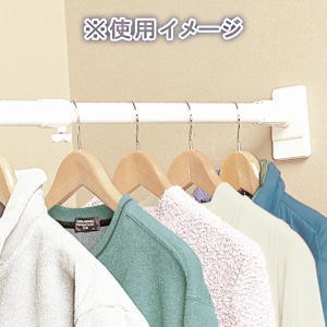 平安伸銅工業　突ぱりスーパー極太ポール　小　白　NGP-70