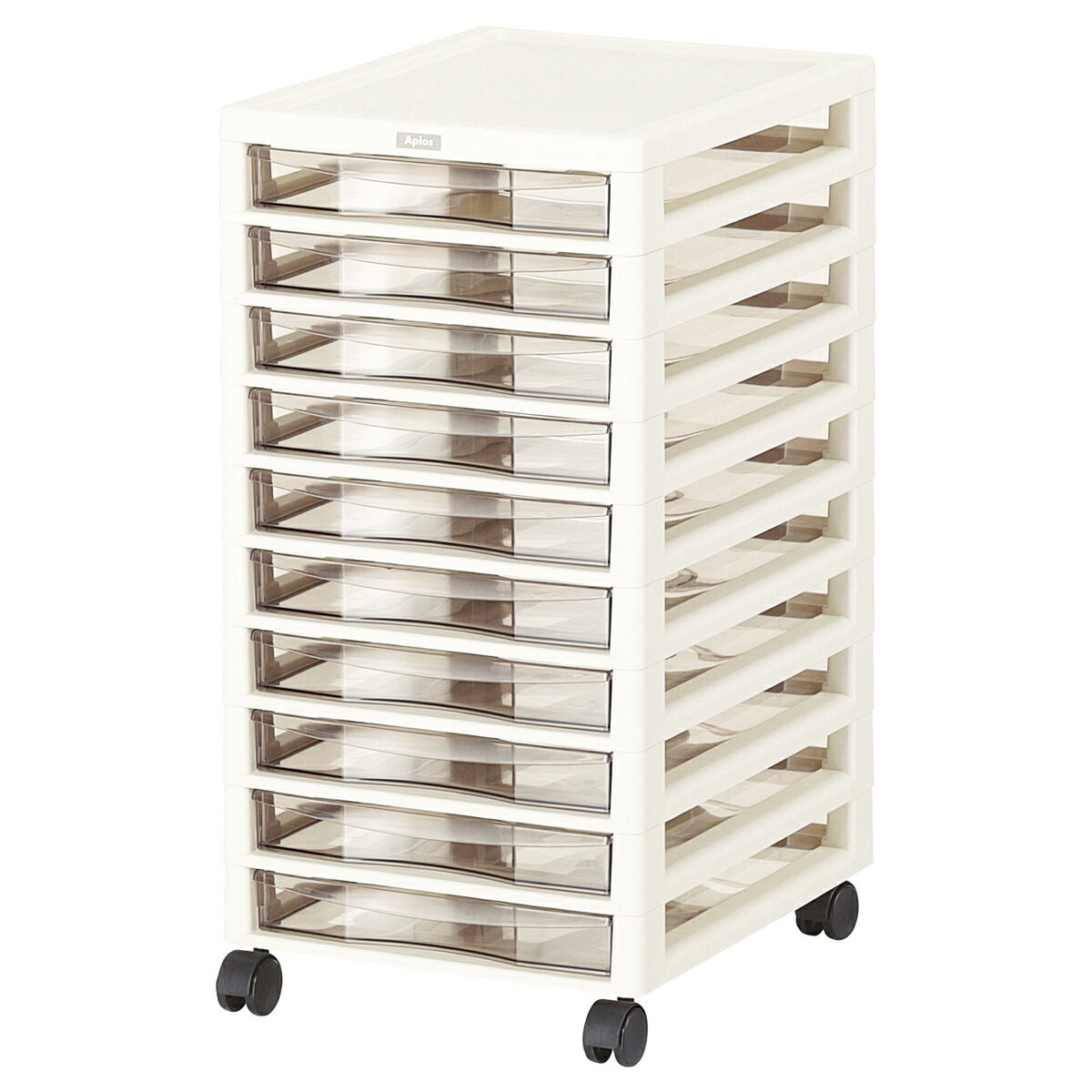 【送料無料】JEJ アプロス B4 浅型 10段 アイボリー 1020077