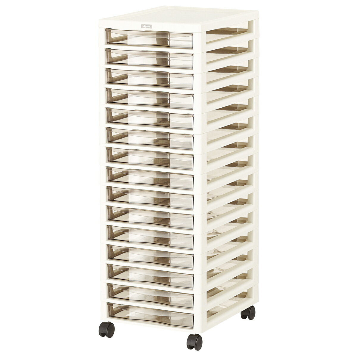 【送料無料】JEJ アプロス B4 浅型 15段 アイボリー 1020405