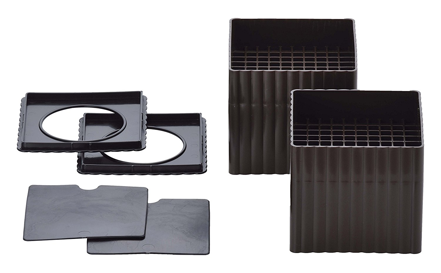 メーカー欠品中 次回3月中旬入荷予定です　石丸合成 ハイヒールプラス スクエア 2個組 チョコレートブラウン