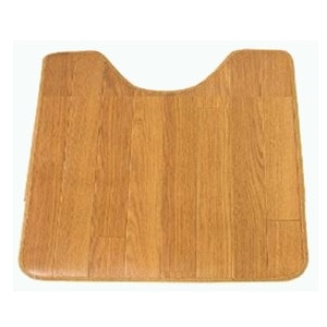 マルナカ　木目調サッと拭ける　トイレマット　55×60　オーク　OK