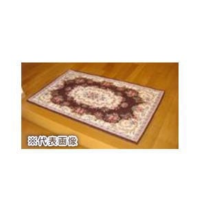 マルナカ　ゴブラン調マット　ボルドー　30×75　ブラウン　BR