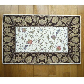マルナカ玄関マット　ゴブラン織　シャルトル 【50×80cm】　BR-ブラウン