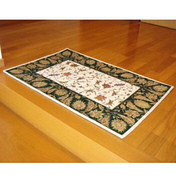 マルナカ玄関マット　ゴブラン織　シャルトル 【60×90cm】　GN-グリーン