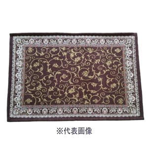 【送料無料】マルナカ　ゴブラン調マット　ブルージュ　90×140　アイボリー　IV