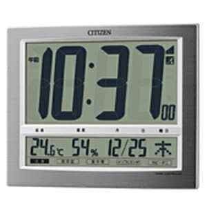 【送料無料】CITIZEN シチズン 電波掛置時計 パルデジットワイド140 8RZ140-019 [8RZ140019]